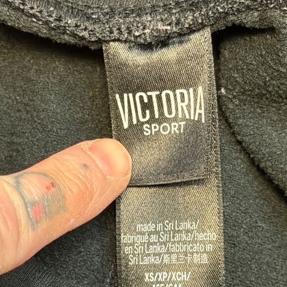 VICTORIA’S SECRET VICTORIA SPORT VSX Women’s Black Pull-On Lounge Pants Size XS - Picture 4 of 6